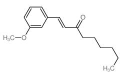 1-(3-methoxyphenyl)non-1-en-3-one Structure