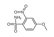 4-methoxy-2-nitrobenzenesulfonamide结构式