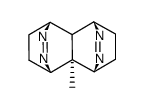 (1α,2α,3α,6α,7α,8α)-2-methyl-4,5,9,10-tetraazatetracyclo[6.2.2.23,6.02,7]tetradeca-4,9-diene Structure