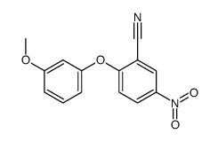 2-(3-methoxyphenoxy)-5-nitrobenzonitrile结构式