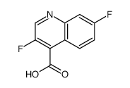 3,7-difluoroquinoline-4-carboxylic acid Structure