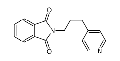 2-(3-pyridin-4-ylpropyl)isoindole-1,3-dione结构式