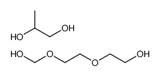 2-[2-(hydroxymethoxy)ethoxy]ethanol,propane-1,2-diol Structure