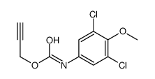 prop-2-ynyl N-(3,5-dichloro-4-methoxyphenyl)carbamate结构式