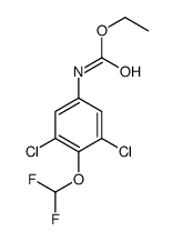 ethyl N-[3,5-dichloro-4-(difluoromethoxy)phenyl]carbamate Structure