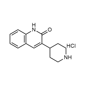 3-(哌啶-4-基)喹啉-2(1H)-酮盐酸盐结构式
