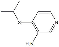 3-Pyridinamine, 4-[(1-methylethyl)thio]-结构式