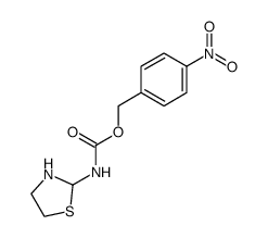 2-N-(p-nitrobenzylcarbonyl)-aminothiazolidine Structure