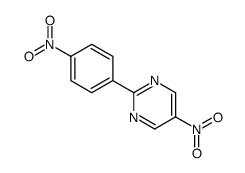 5-nitro-2-(4-nitrophenyl)pyrimidine结构式