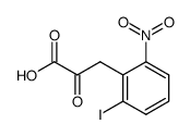 (2-iodo-6-nitro-phenyl)-pyruvic acid Structure