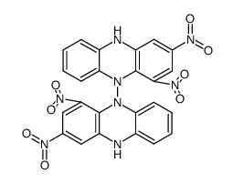 2,4,2',4'-tetranitro-10H,10'H-[5,5']biphenazinyl结构式