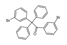 1,2-bis-(3-bromo-phenyl)-2,2-diphenyl-ethanone Structure