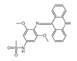 N-[4-(acridin-9-ylamino)-3,5-dimethoxyphenyl]methanesulfonamide Structure