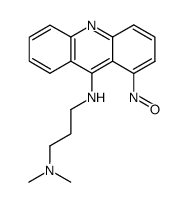 N1,N1-dimethyl-N3-(1-nitrosoacridin-9-yl)propane-1,3-diamine Structure