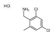(2,4-dichloro-6-methylphenyl)methanamine,hydrochloride结构式