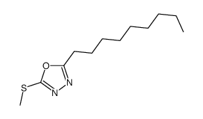 2-methylsulfanyl-5-nonyl-1,3,4-oxadiazole Structure