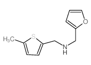 FURAN-2-YLMETHYL-(5-METHYL-THIOPHEN-2-YLMETHYL)-AMINE Structure