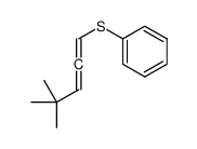 4,4-dimethylpenta-1,2-dienylsulfanylbenzene Structure