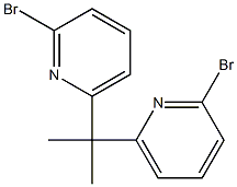 6,6'-(propane-2,2-diyl)bis(2-bromopyridine) Structure