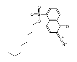 2-diazonio-5-octoxysulfonylnaphthalen-1-olate结构式