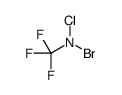 N-bromo-N-chloro-1,1,1-trifluoromethanamine结构式