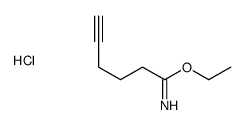 ethyl hex-5-ynimidate,hydrochloride Structure