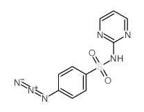 imino-[4-(pyrimidin-2-ylsulfamoyl)phenyl]imino-azanium Structure