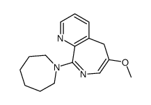 9-(azepan-1-yl)-6-methoxy-5H-pyrido[2,3-c]azepine Structure