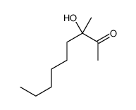 3-hydroxy-3-methylnonan-2-one结构式