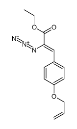 ethyl 2-azido-3-(4-prop-2-enoxyphenyl)prop-2-enoate Structure