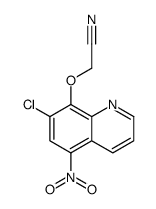 2-(7-chloro-5-nitroquinolin-8-yl)oxyacetonitrile Structure