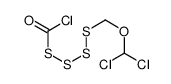 S-(dichloromethoxymethyltrisulfanyl) chloromethanethioate结构式