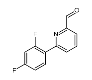 6-(2,4-二氟苯基)吡啶-2-甲醛结构式