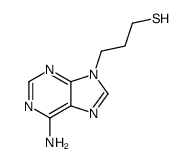 3-(6-aminopurin-9-yl)propane-1-thiol结构式