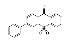 10,10-dioxo-3-phenylthioxanthen-9-one结构式