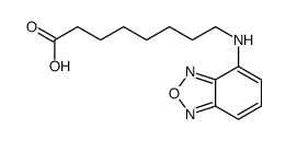 8-(2,1,3-benzoxadiazol-4-ylamino)octanoic acid结构式