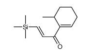 1-(6-methylcyclohexen-1-yl)-3-trimethylsilylprop-2-en-1-one Structure