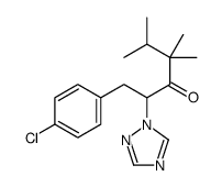 1-(4-chlorophenyl)-4,4,5-trimethyl-2-(1,2,4-triazol-1-yl)hexan-3-one Structure