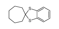 spiro[1,3-benzodithiole-2,1'-cycloheptane] Structure