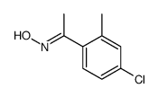 N-[1-(4-chloro-2-methylphenyl)ethylidene]hydroxylamine结构式
