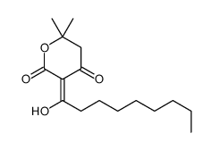 3-(1-hydroxynonylidene)-6,6-dimethyloxane-2,4-dione结构式