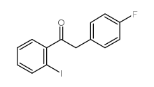 2-(4-FLUOROPHENYL)-2'-IODOACETOPHENONE Structure