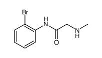 Acetamide, N-(2-bromophenyl)-2-(methylamino)结构式