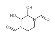 1,4-Piperazinedicarboxaldehyde,2,3-dihydroxy-结构式