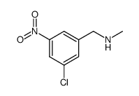 (3-Chloro-5-nitro-benzyl)-methyl-amine结构式