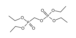 (diethoxyphosphinyl)methyl diethyl phosphate结构式