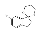 6-Bromo-1,1-(propylenedioxo)-indane结构式