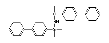 1-(4-Biphenylyl)-N-[4-biphenylyl(dimethyl)silyl]-1,1-dimethylsila namine结构式