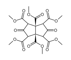 hexamethyl cis-3,7-dioxobicyclo<3.3.0>octane-1,2,4,5,6,8-hexacarboxylate结构式