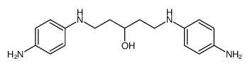 1,5-bis(4-aminoanilino)pentan-3-ol Structure